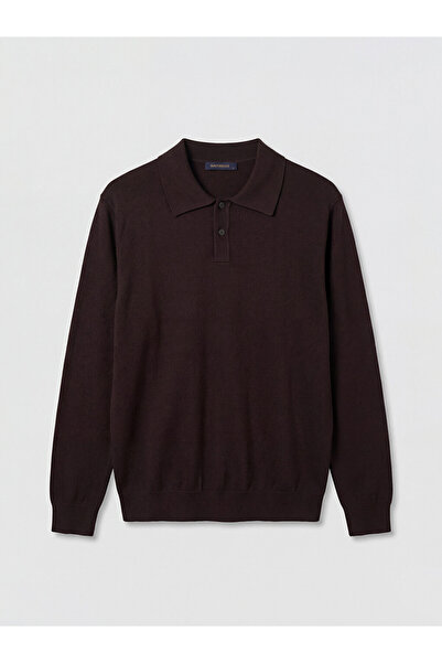 LC Waikiki Polo Collar Men's Tricot Sweater