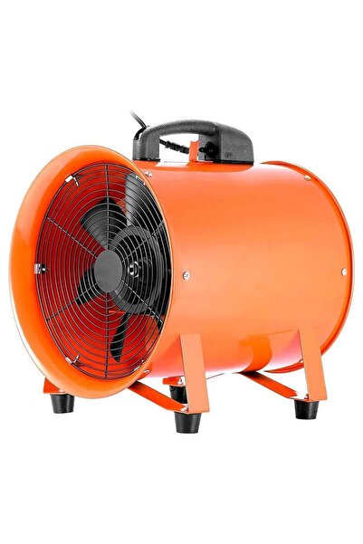 Duravel Portable Industrial Ventilation Fan, Orange with Carrying Handle (16 ...