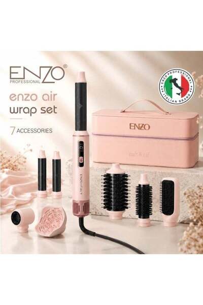 ENZO Professional 7 in 1 Air Styler Hair Dryer Brush 1500W - Multifunctional ...