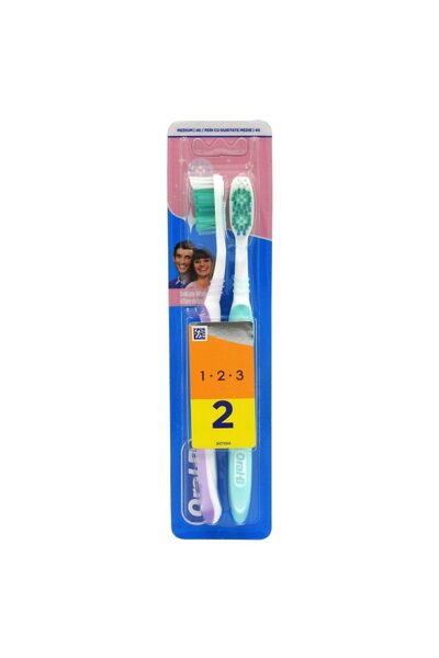 Coral Beauty Toothbrush, Oral B, 2 pcs Medium