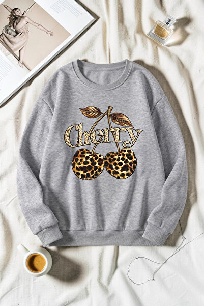 uyguntarz Unisex Printed Crew Neck Sweatshirt