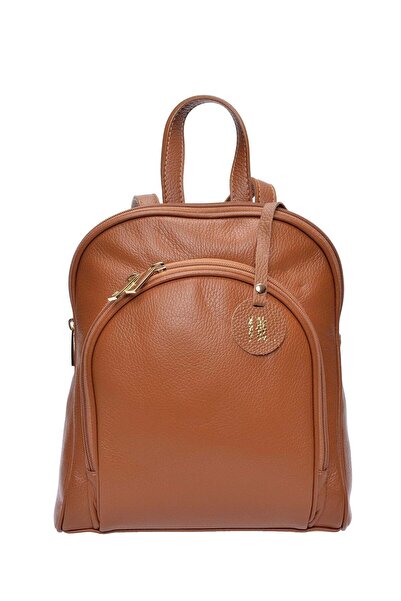 SimpleFind Anna Luchini Geanta piele -ANGELICA-Coniac,Rucsac piele naturala, ...