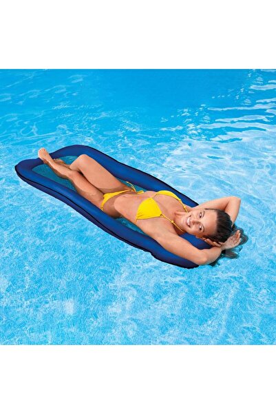 BAMI NETWORK Saltea gonflabila cu plasa 1.78x0.94m pentru plaja si piscina