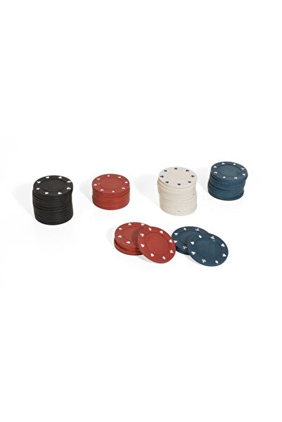 BAMI NETWORK Set jetoane poker colorate 48 bucati pentru jocuri cazino