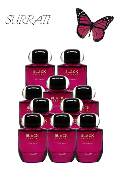 Surrati 10 قطع من العطر الكريستالي الأسود 100 مل