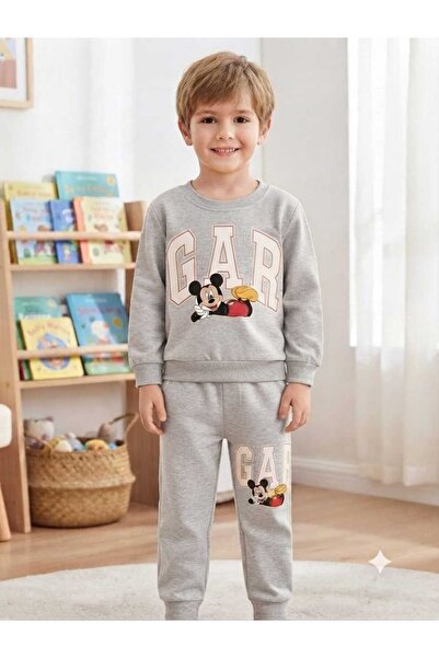 krm kerem bebe Cotton Top-Bottom Children's Set Suitable for Kindergarten and...