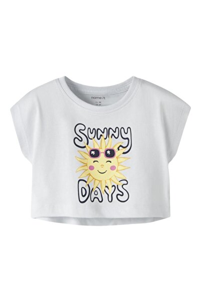 Name it Μπλούζα κοντομάνικη κορίτσι "Sunny days" γαλάζια
