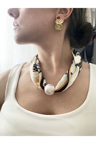 Gox Accessories Magnetic Tip Pearl Scarf