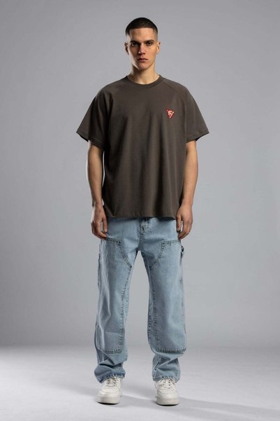 Catch Nakış Detaylı Oversize T-Shirt