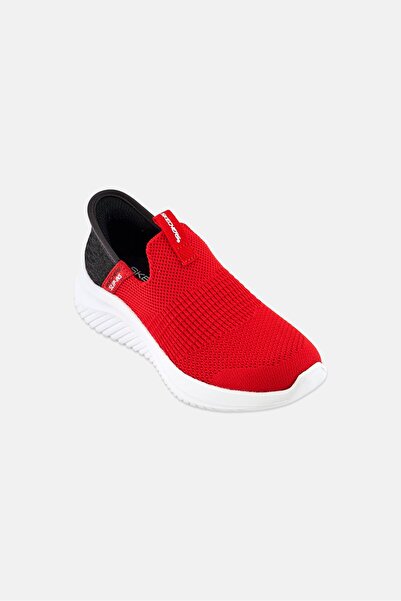 SKECHERS Toddlers Boy Ultra Flex 3,0 Slip On Walking Shoes, Red