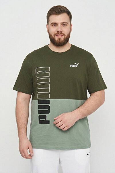 Puma Mens POWER T-Shirt - Green
