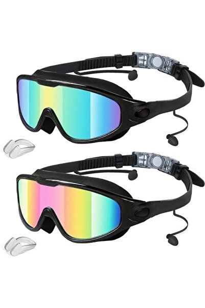 STARSTAR Swimming goggles, set of 2, wide-angle, anti-fog and UV-floating len...