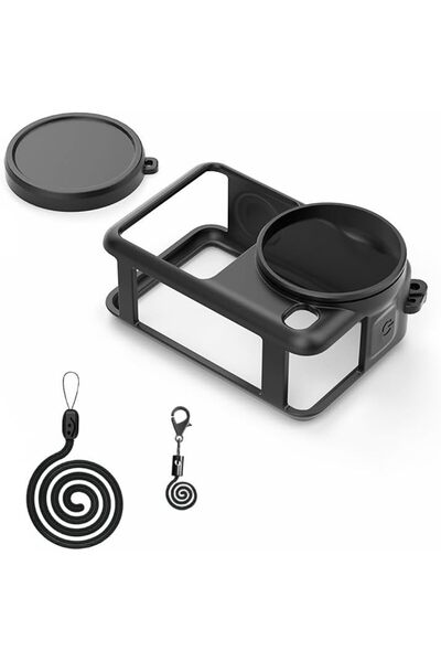 STARSTAR Silicone protective case for DJI Action 6 with lens cap and lanyard ...