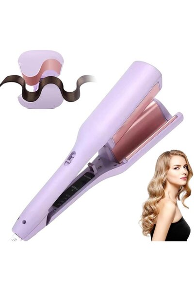 STARSTAR Curling Iron for Large Waves and French Egg Rolls - 32 mm with Adjus...