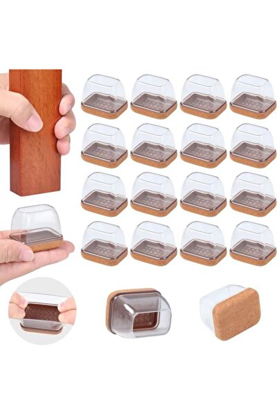 STARSTAR 16-piece set of chair leg protectors, silicone chair headrests with ...