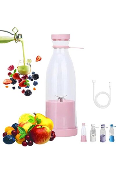 STARSTAR 420ml Portable Cordless Mini Blender & Smoothie Juicer Cup with Lid ...