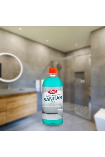 FABI Pro - Detergent sanitar dezinfectant pentru toalete, 1L