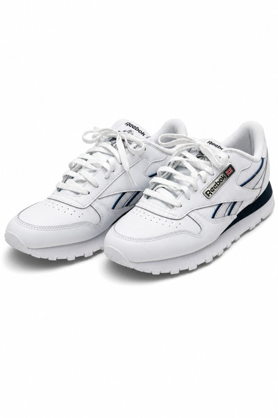 Reebok Classic Leather Unisex Sneakers - Genuine Leather Upper, EVA Cushionin...