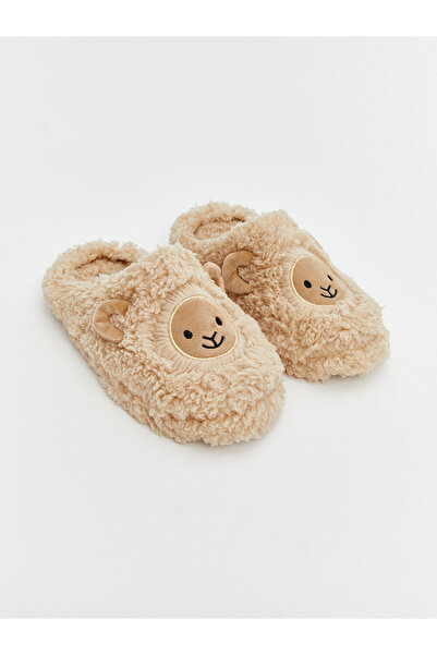 LC Waikiki Animal Figure Plush Girls' Home Slippers