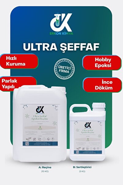 ERKON KİMYA Ultra Şeffaf Hobby Epoksi