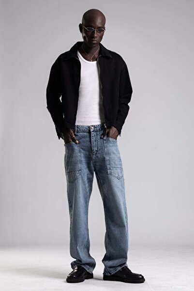 Catch Tonal Nakış Yazı Detaylı Denim Ceket