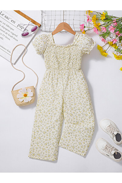 Take Two By Styli Girls Floral Print Jumpsuit
