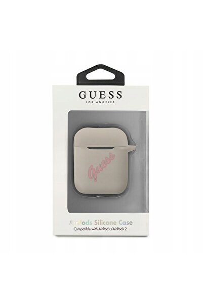 NO BRAND Husă de silicon vintage Guess pentru căști AirPods 1/2, Husă de cășt...
