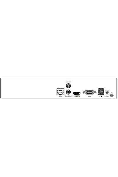 Hikvision Înregistrator IP cu 8 canale HWN-4108MH până la 8Mpx + HDD 1TB