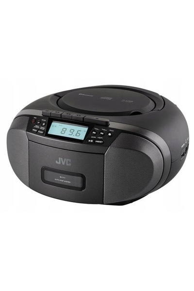 JVC Player radio boombox CD Casetă USB MP3 Bluetooth radio AUX display LCD