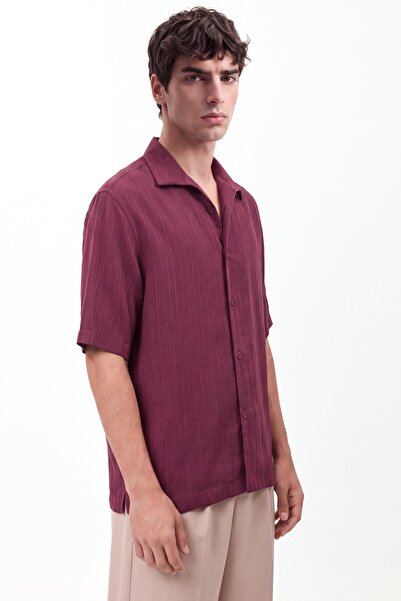 Antioch Modal blend striped shirt