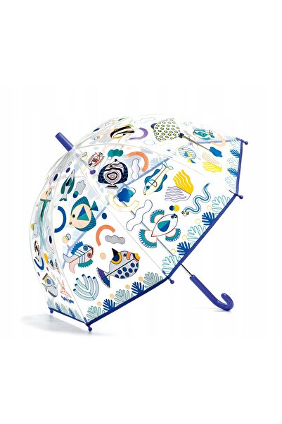 NO BRAND Umbrelă de pluș cu protecție la ploaie Magic Fish Djeco
