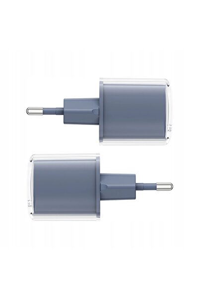 NO BRAND Încărcător de perete cu afișaj PD 30W GaN3 USB-C Gri