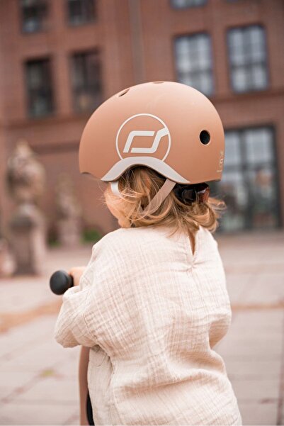 NO BRAND Casca de protecție Scoot & Ride XXS-S pentru copii 1-5 ani mocha