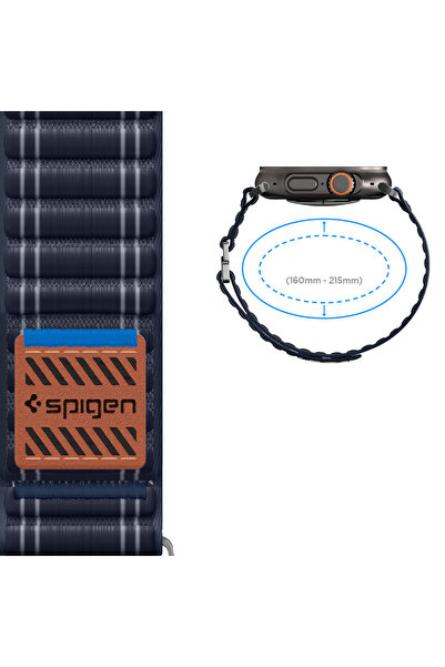 Spigen Curea pentru Apple Watch 44/45/46/49, WBF0, curea din nailon, rezistentă