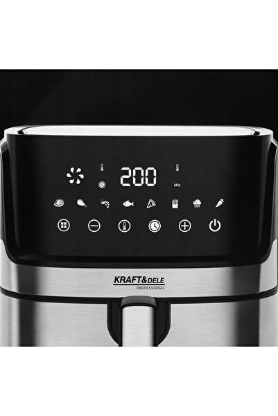 Kraft&dele Friteuză cu aer cald fără ulei 8L 1850W
