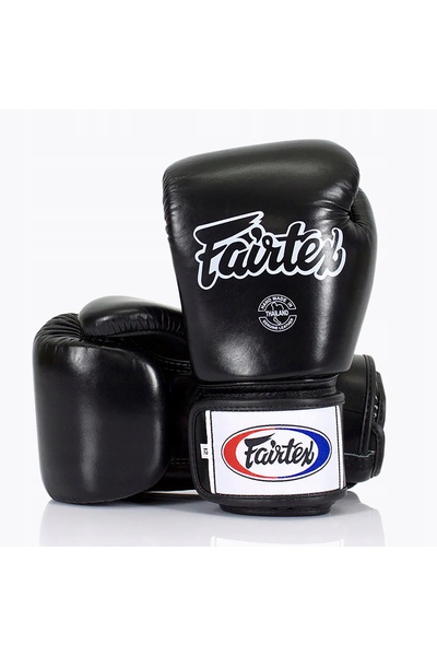 Fairtex Mănuși de box Universal, design  "Tight-Fit ", negre, 8 oz