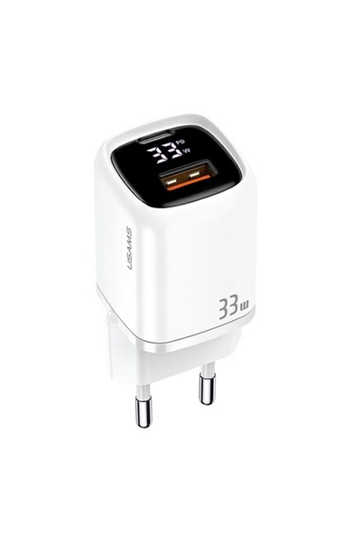 NO BRAND USAMS 1xUSB-C+1xUSB T46 33W (doar capul) PD3.0 +QC3.0 Încărcător de ...