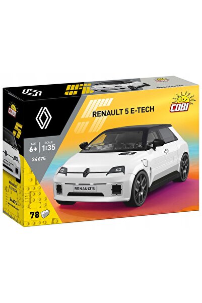 COBI Set de construcție 24675 Mașină Auto Renault 5 E-Tech Albă ACTION TOWN 7...