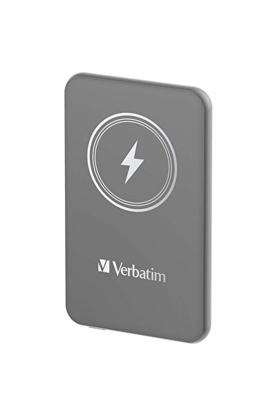 Verbatim n Go 15W 5000mAh Powerbank cu inducție magnetică wireless gri/gr