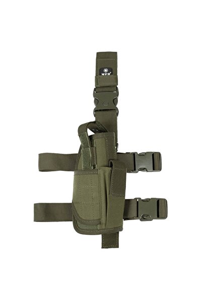 NO BRAND Toc de șold dreapta, culoarea măslinii, pentru pistol