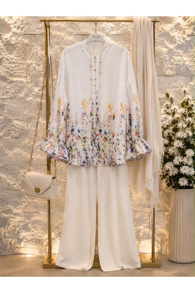 MODA S&S BZLİNE Πουκάμισο με φλοράλ σχέδιο με ψηφιακή εκτύπωση και μανίκια πρ...