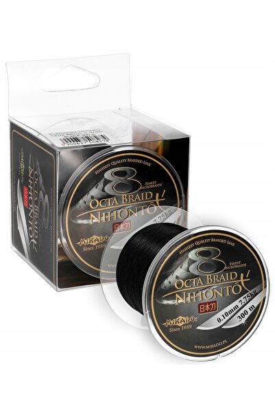 Mikado PLECIONKA NIHONTO OCTA BRAID 300M NEGRU 0.12mm