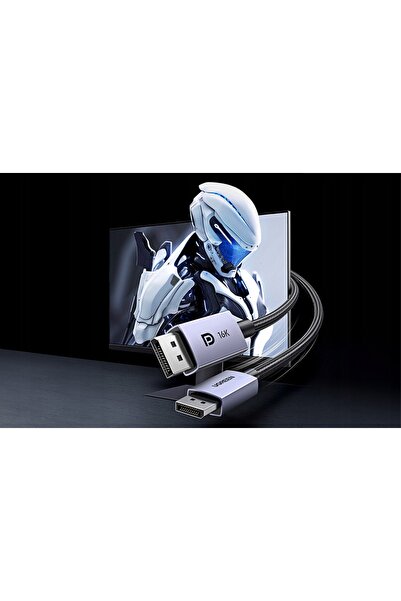 Ugreen Cablu DisplayPort la DisplayPort 2.1 DP118 16K@30HZ, 8K@120HZ - 2M
