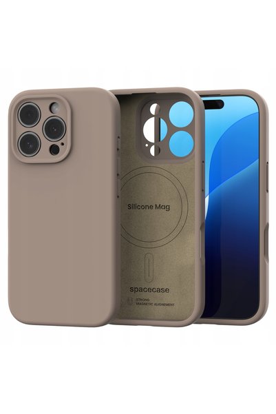 spacecase Husă pentru iPhone 16 Pro, Spacecase, din silicon, compatibilă MagSafe