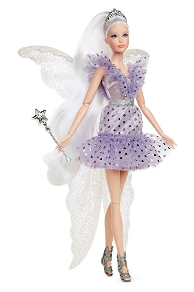 Barbie SIGNATURE LALKA OBIECTIV DE COLECȚIE Zâna Dinților + Monede cu Baghetă...