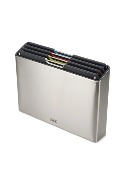 Joseph Joseph Set de 4 panouri cu suport din oțel Folio, argintiu