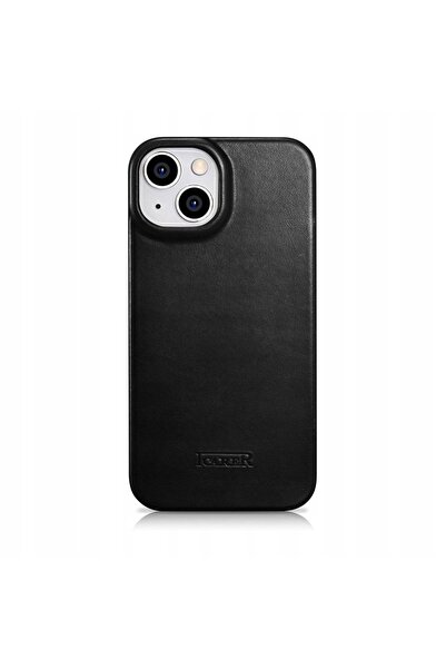 ICARER Husă din piele pentru iPhone 14 Plus, tip flip, magnetică, MagSafe, CE...