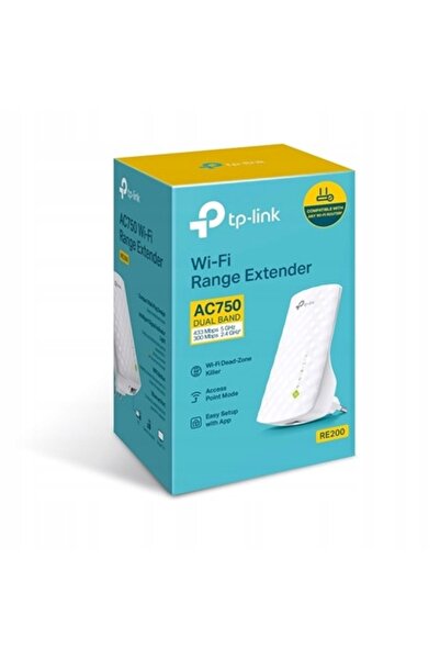 TP-LINK RE200 Extensor de rază wireless 802.11b/g/n/ac AC750 cu priză de perete