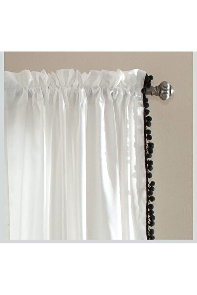 Generic Brand Lush Decor Pom Curtain