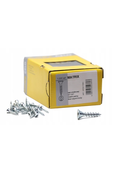 NO BRAND Șuruburi conice pentru lemn SIT20 3,5x17 mm Matrix WNG – GP3517SBO